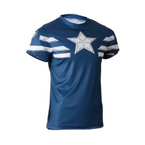 Maillot DISIDA Hulk Tirantes Mangas Cortas Blanco Y Azul (2)